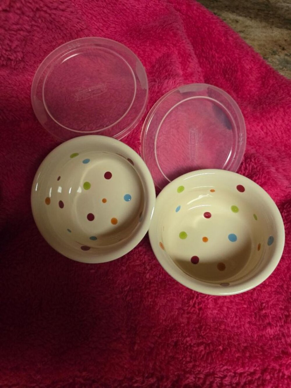 Temp-tations White Ramekin/Custard Dish 6oz - Set of 2 with Lids